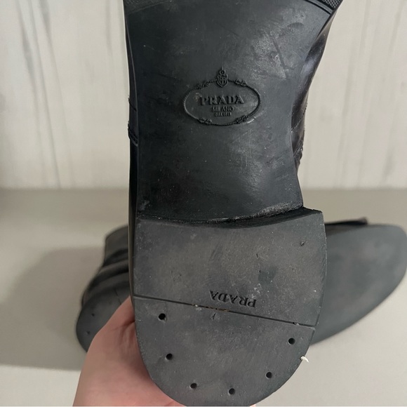 Prada Chelsea Boots Mens  #2TG009 Size 9 - Picture 9 of 12